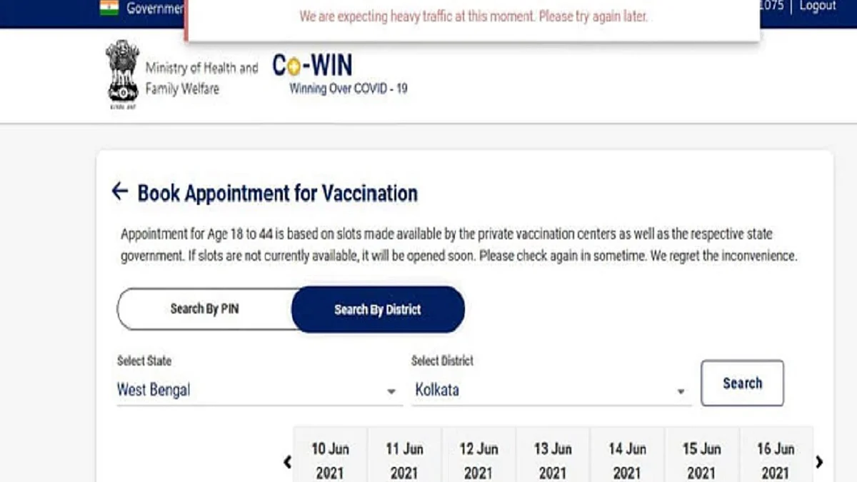 Govt servers crash as lakhs in 18-45 age group try to register for COVID vaccination
