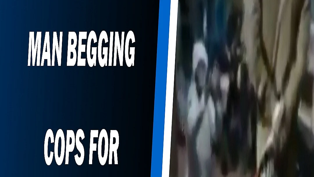 Heartbreaking! Man begging cops for oxygen cylinder