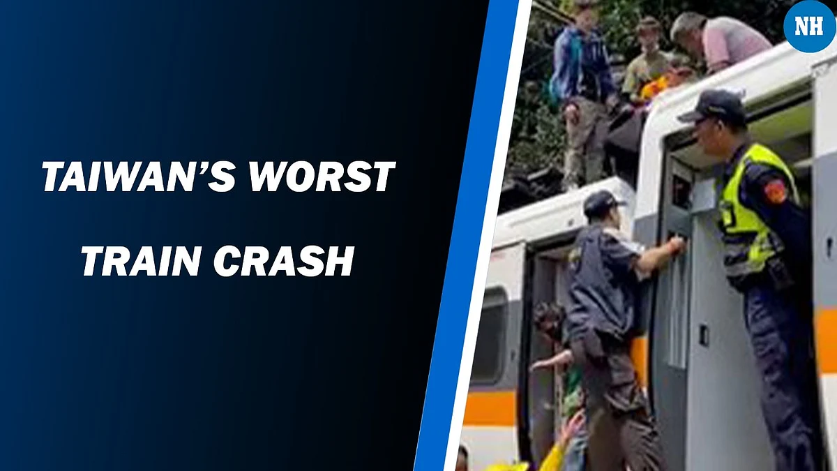 Taiwan train crash leaves 48 dead