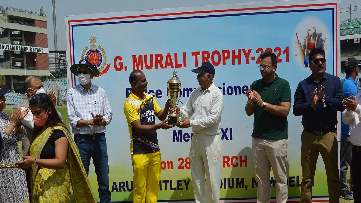 G Murali trophy: Delhi Police thrash Press to retain title