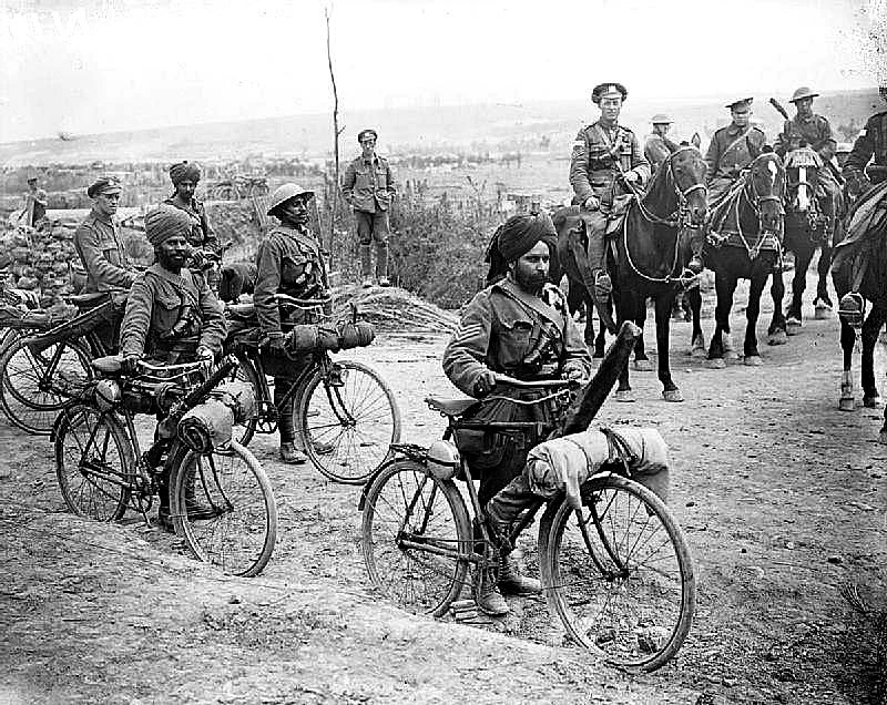 Indian soldiers during the WWI
