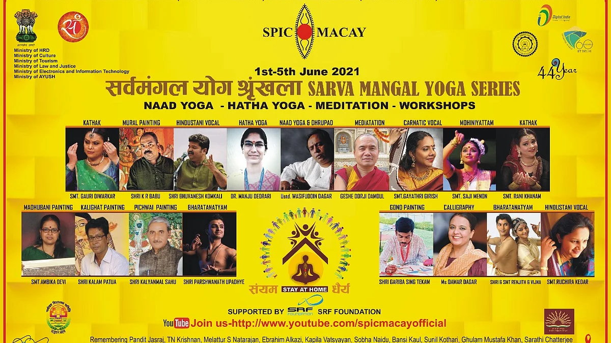 Beat the Covid blues with SPIC MACAY Yog Shivir