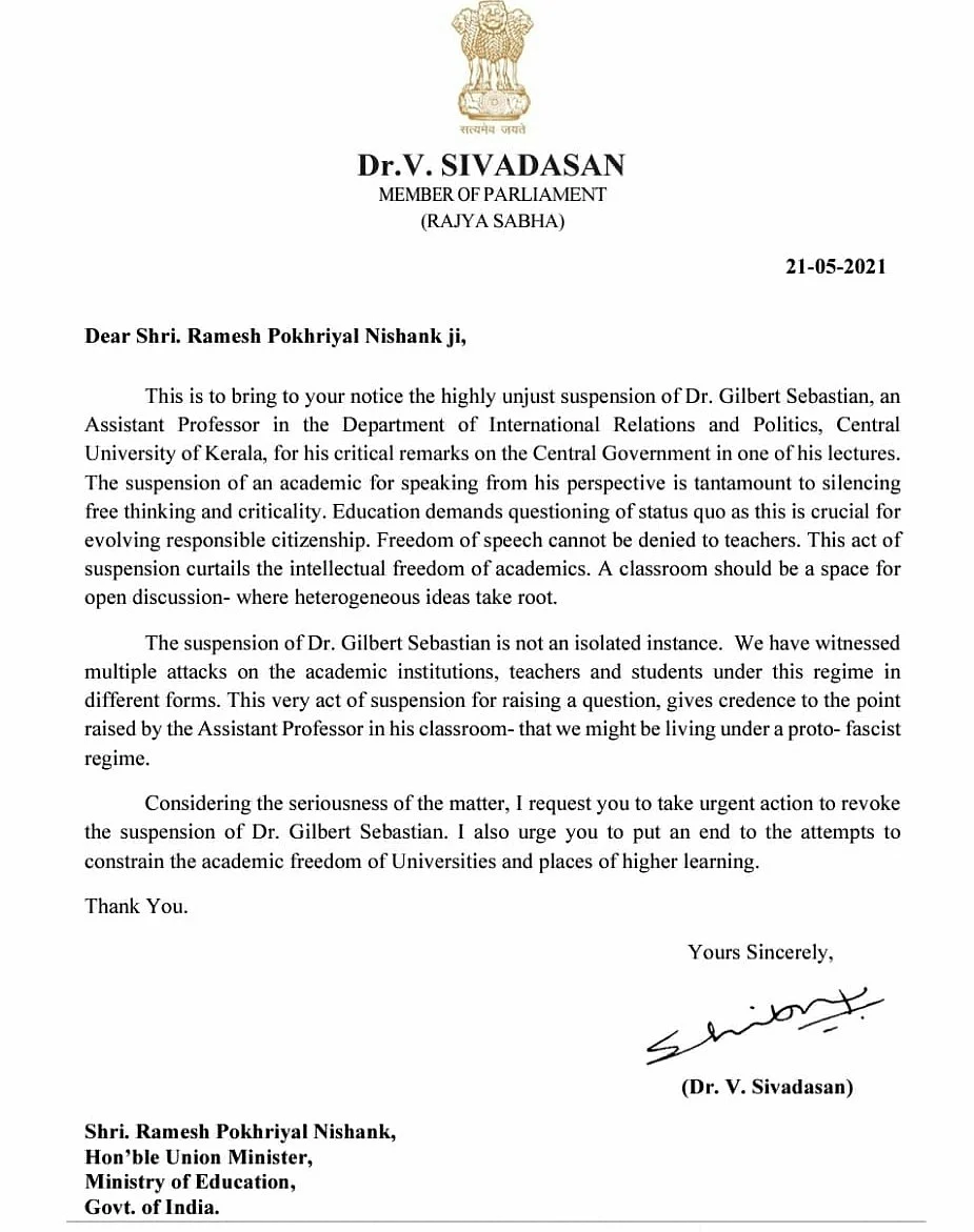 Kerala professor calls RSS 'Proto-fascist,' suspended; Congress & CPI(M) demand revocation of suspension