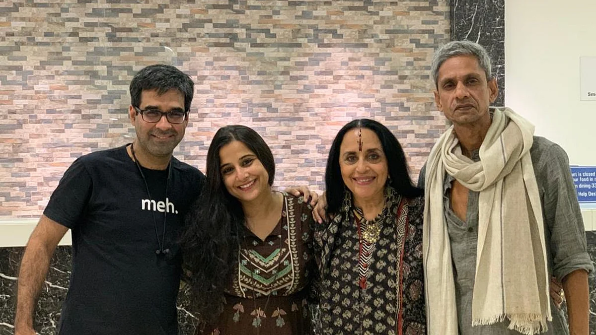 (L-R) Mukul Chadda, Vidya Balan, Ila Arun and Vijay Raaz