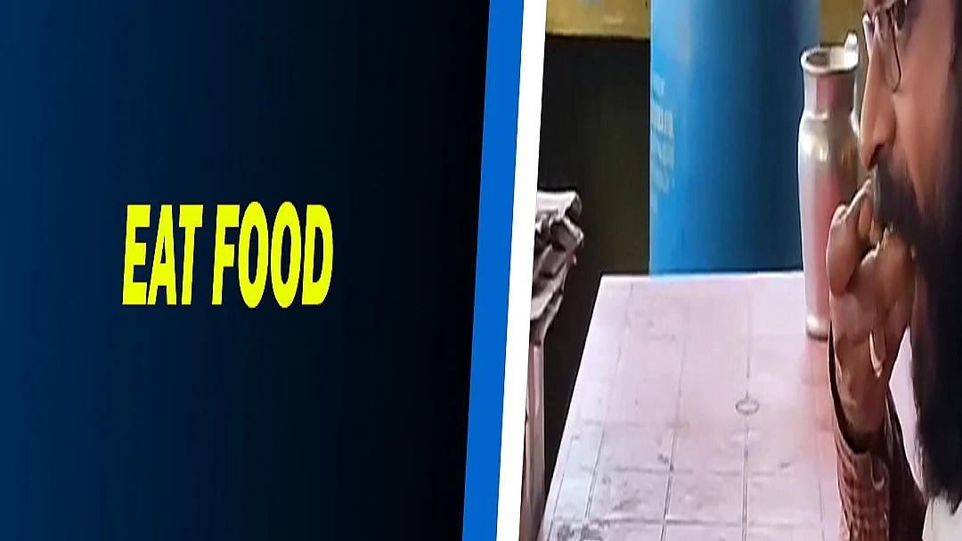 Man & bird eat food from the same plate, heartwarming video goes viral