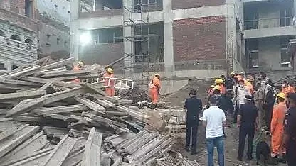 Two killed, 7 injured in building collapse in Varanasi