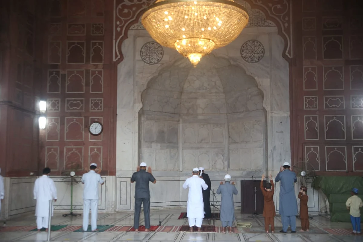 In Pictures: Eid-Al-Adha at Jama Masjid, Delhi