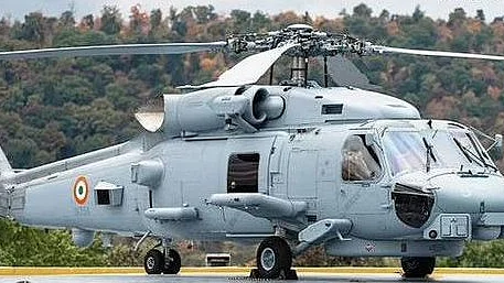 US Navy hands over MH-60R maritime helicopters to India