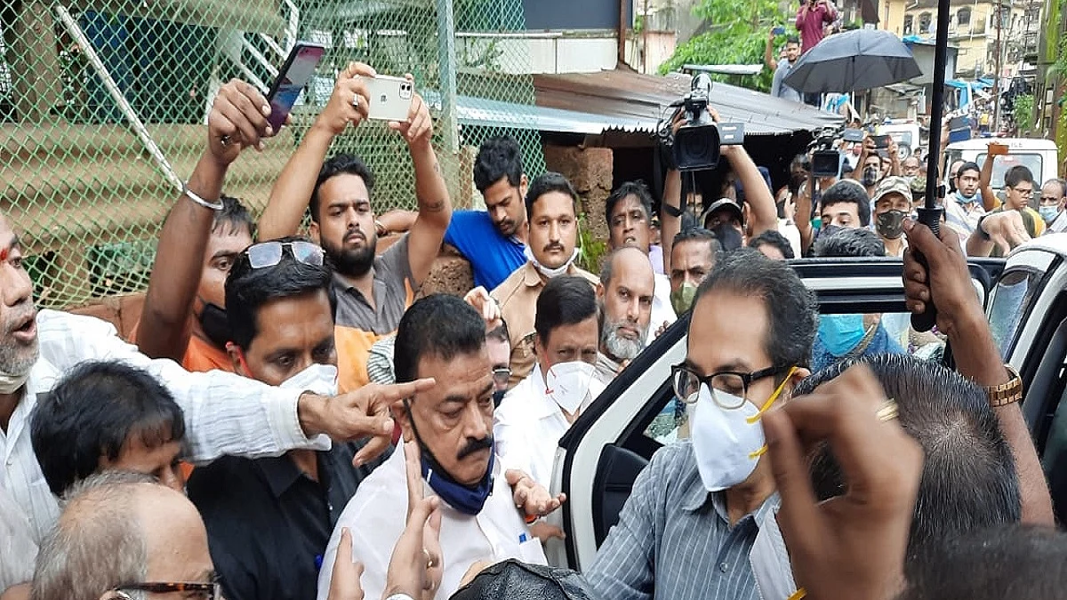 RATNAGIRI: CM Uddhav Thackeray visited the flood-ravaged tourism centre of Chiplun, interacted with the locals and later held a review meeting for long-term measures