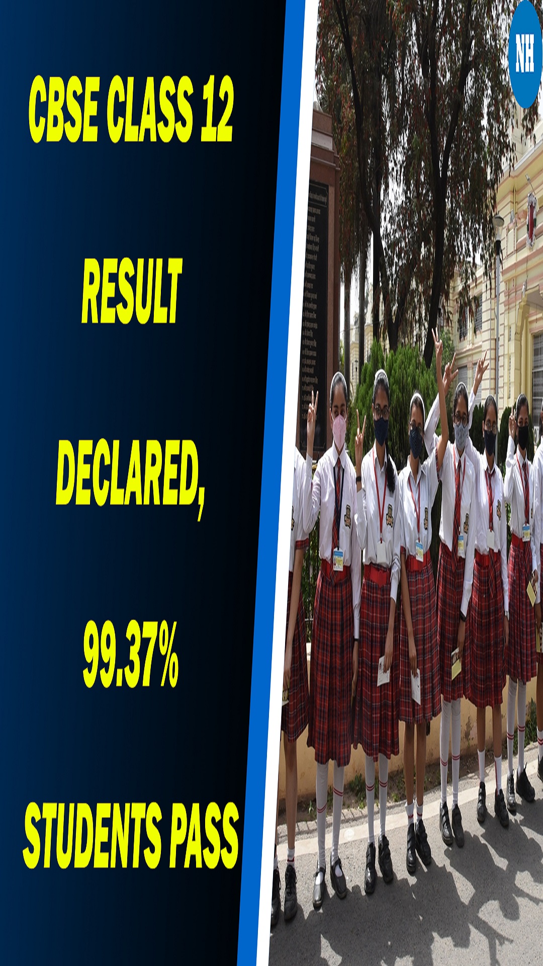 CBSE Class 12 result declared, 99.37% students pass
