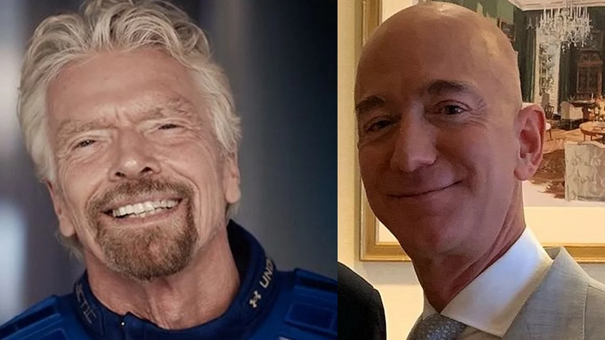 Branson-Bezos space tourism rivalry gets nastier before flight