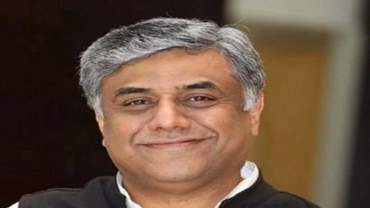 Prof Rajeev Gowda, Chairperson, AICC Research Department (Photo COurtesy: Twitter/@rajeevgowda)