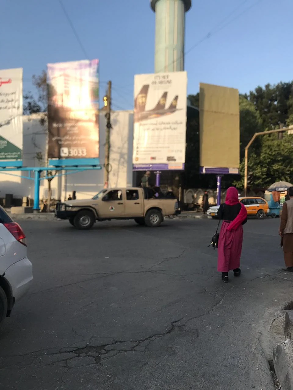 A street in Kabul after Taliban's takeover