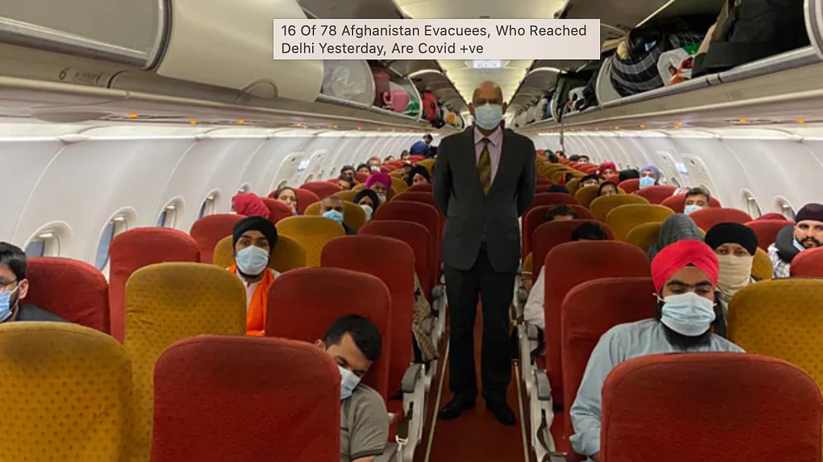 16 Afghan evacuees who landed at IGI Airport test Covid positive
