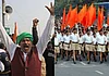 RSS on a mission to disparage the glory of peasant movements to propagate its communal agenda