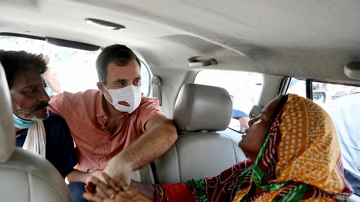 Dalit minor rape: Rahul Gandhi meets victim's family in Delhi, says 'with them on path to justice'