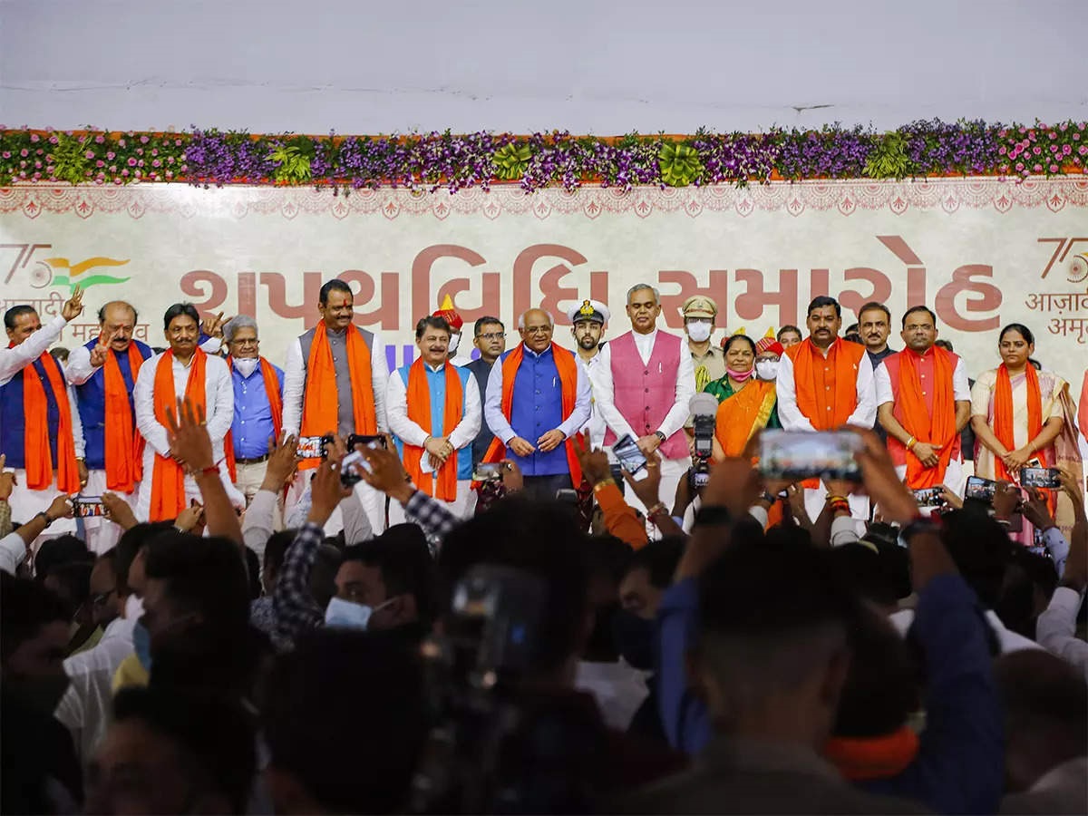 Gujarat: 24 ministers sworn in; not a single induction from Rupani-led ministry