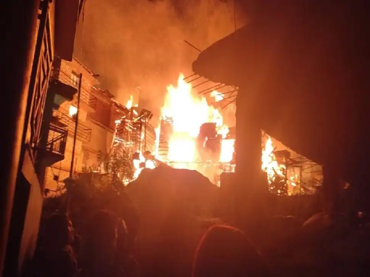 16 houses gutted as fire breaks out in Himachal Pradesh's Malana village