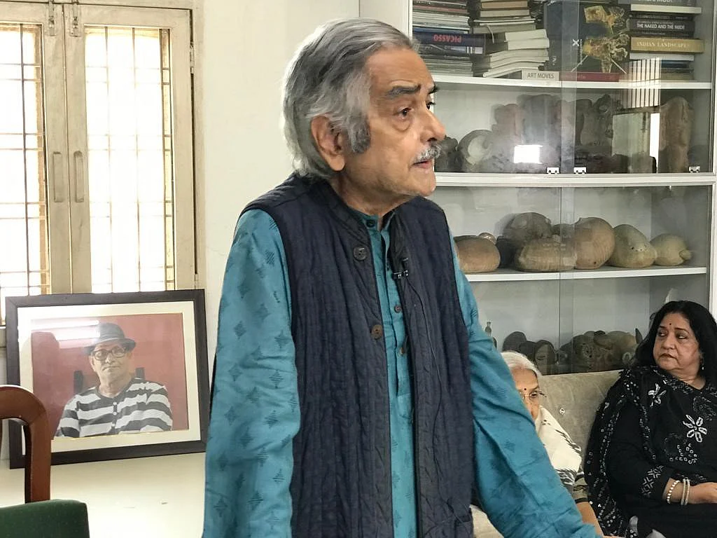 Veteran poet, painter and art critic Prayag Shukla