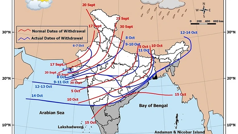 Monsoon withdrawal not yet complete, says IMD