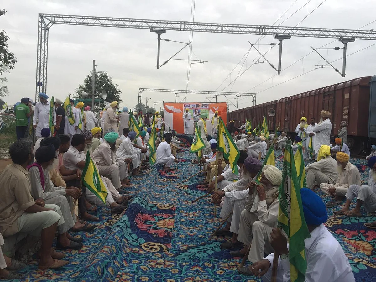 Farmers block train traffic in Punjab, Haryana, UP as part of 'rail roko' stir over Lakhimpur incident