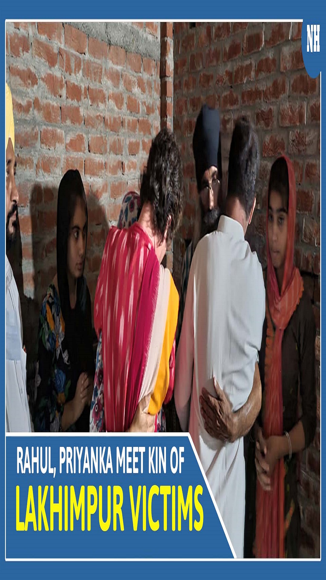 Rahul, Priyanka meet kin of Lakhimpur victims, here’s what happened