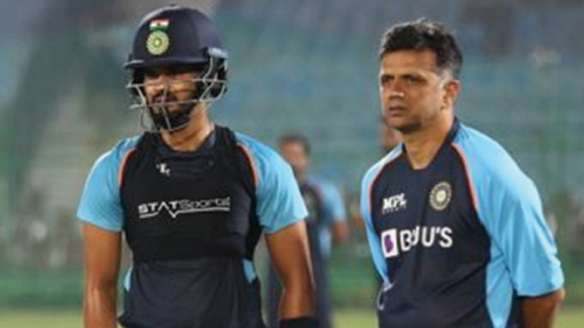 Dravid on the field