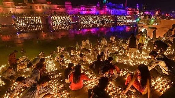 Diwali celebrated across India amid Covid curbs, restrictions on firecrackers