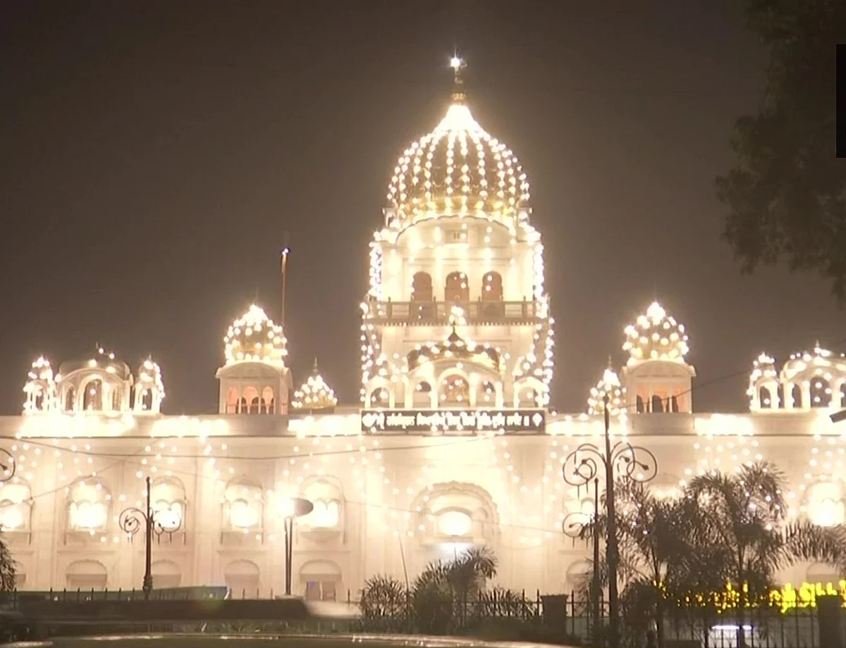 Gurudwara Rakab Ganj on Diwali