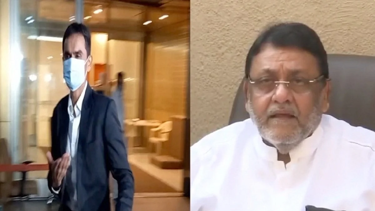 Sameer Wankhede and Nawab Malik