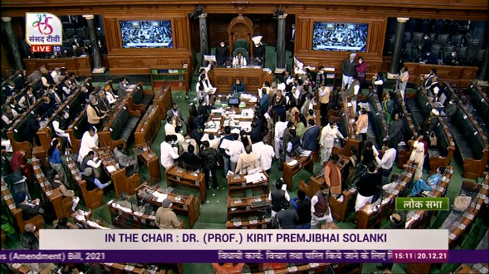 Lok Sabha passes Bill to link voter ID, Aadhaar cards amid din
