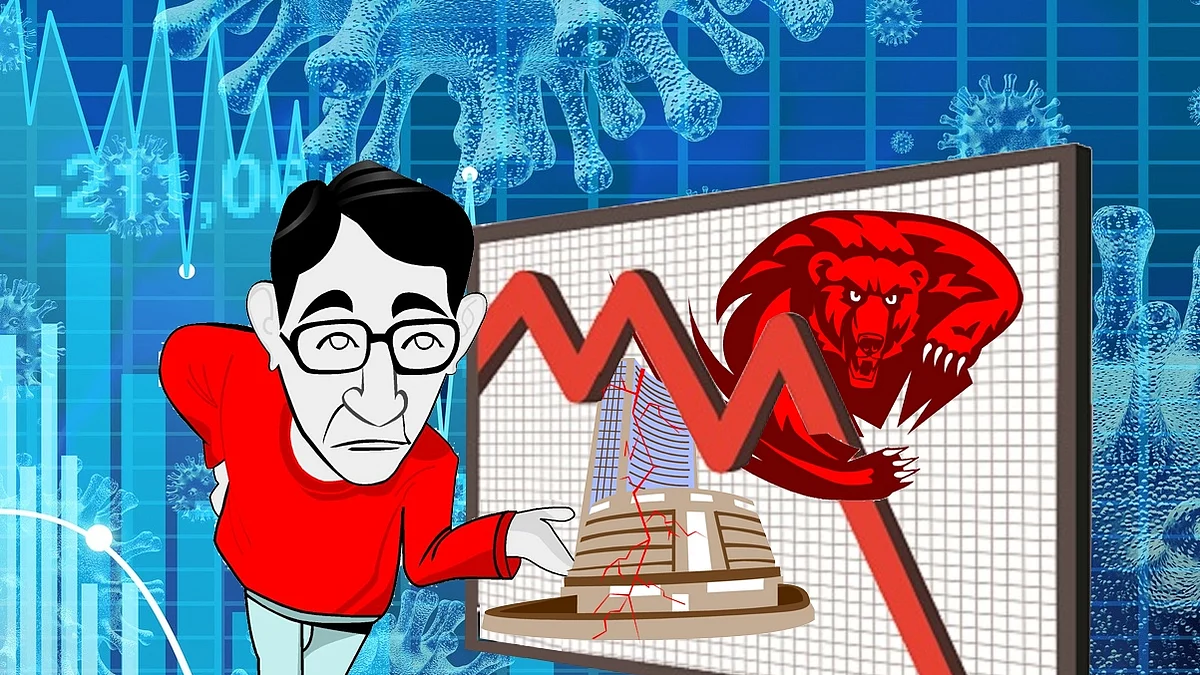 Omicron Concerns: Sensex falls over 1,600 points; financial stocks plunge