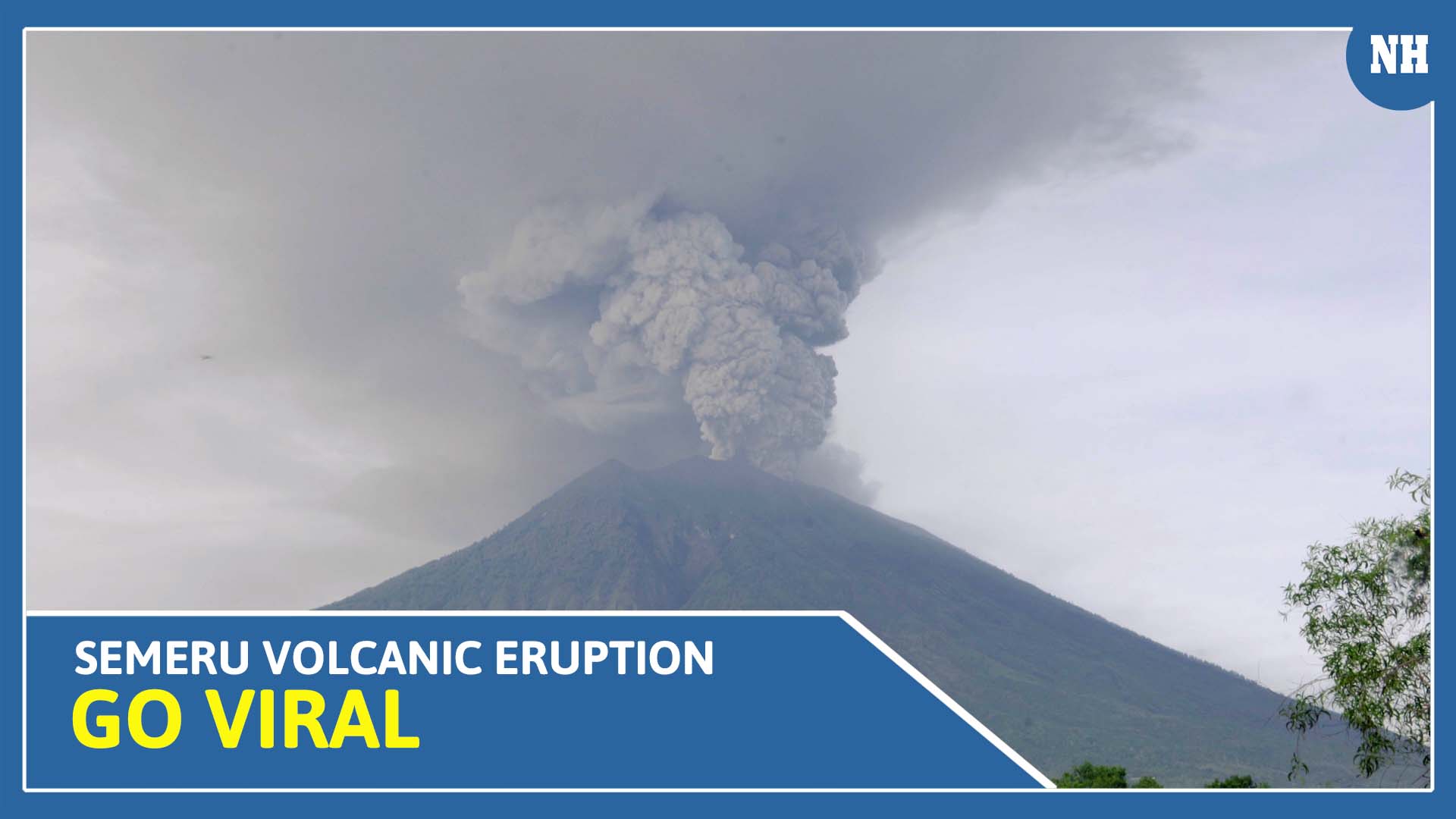 Videos of the Semeru volcanic eruption go viral