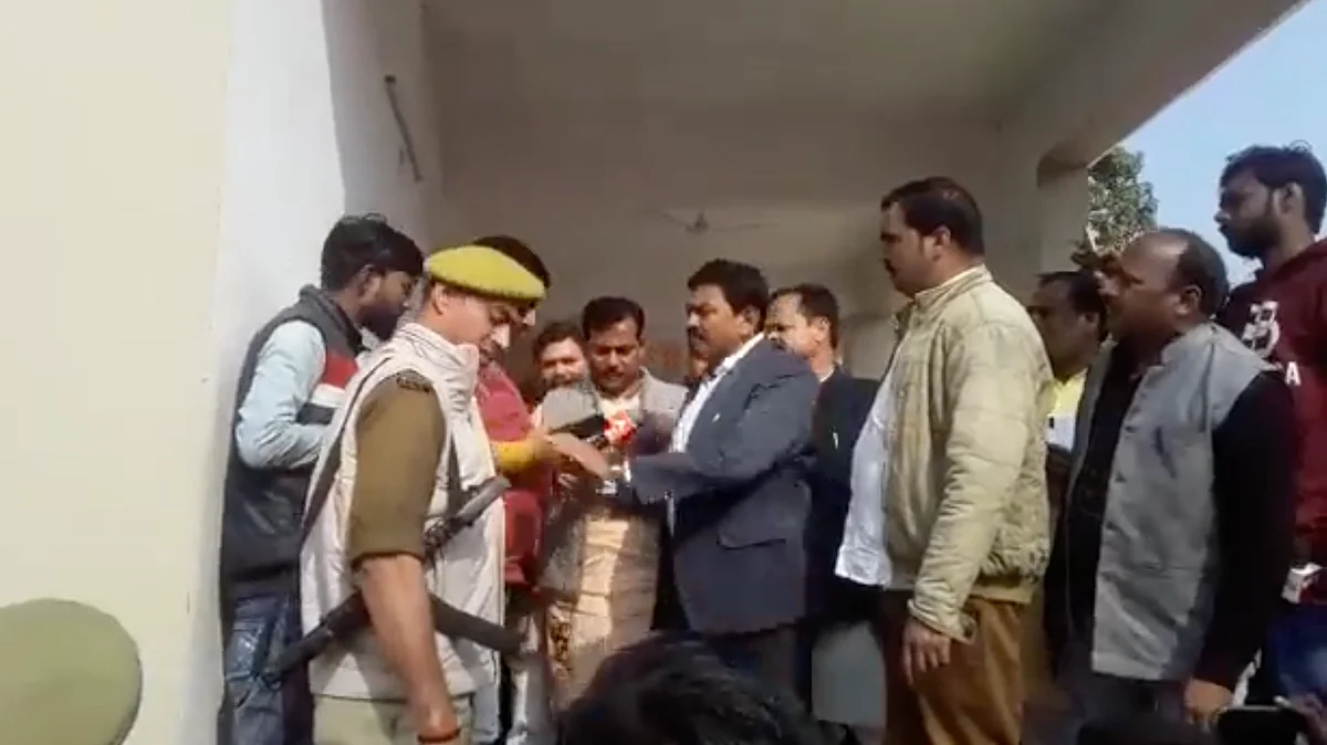 WATCH: Ajay Mishra hurls abuses at a journalist as he asks question related to his son in Lakhimpur case