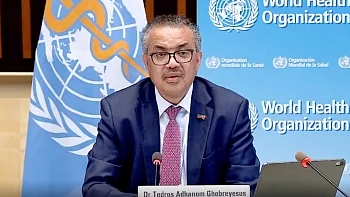 WHO chief optimistic that pandemic will be beaten in 2022