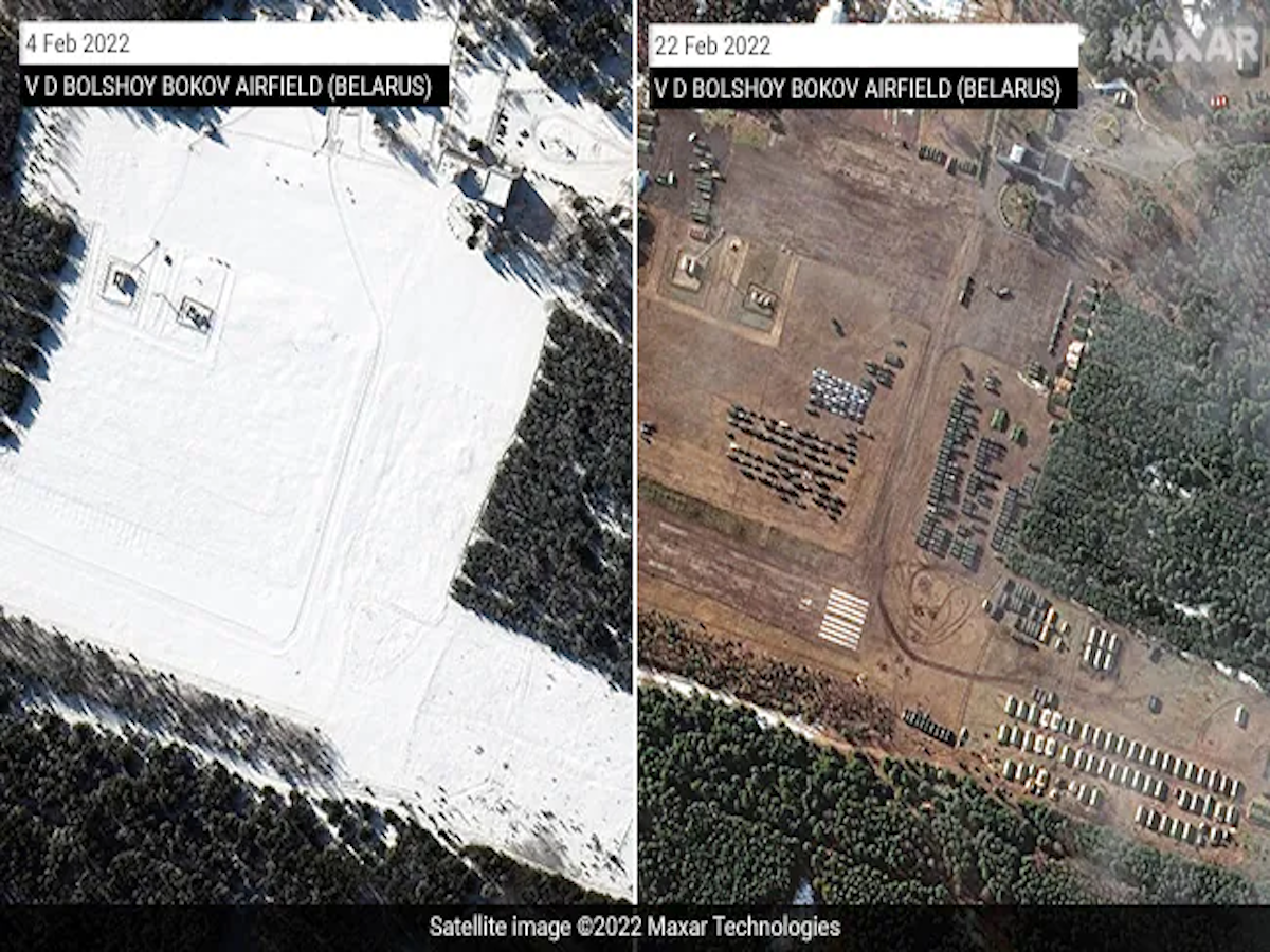 Russia-Ukraine crisis: Russian forces just 20 km from Ukraine, show satellite photos
