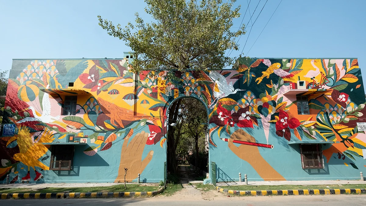 Goethe-Institut brings together an Indian and a German artist to work on murals in Delhi and Chennai