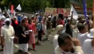 Protests over K-Rail project in Kerala continue