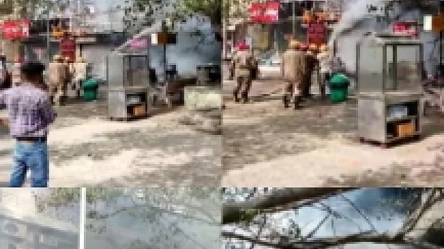 Fire at Delhi's Lajpat Nagar market