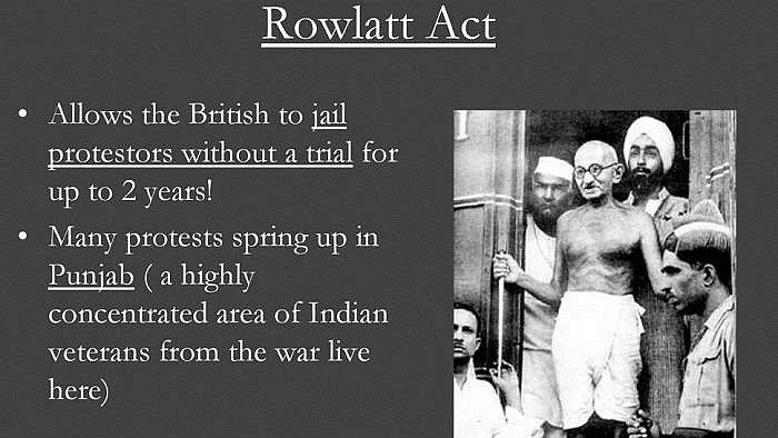 Modern-day incarnations of the infamous Rowlatt Act