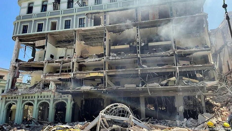 Explosion at luxury Havana hotel kills 22, injures dozens