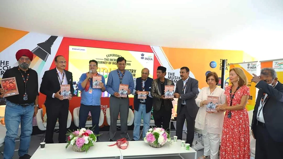Ajit Rai's book about the contribution of the Hinduja brothers to Bollywood launched at Cannes