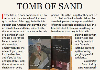 Mounting international interest in 'Tomb of Sand' owes much to Daisy Rockwell's translation
