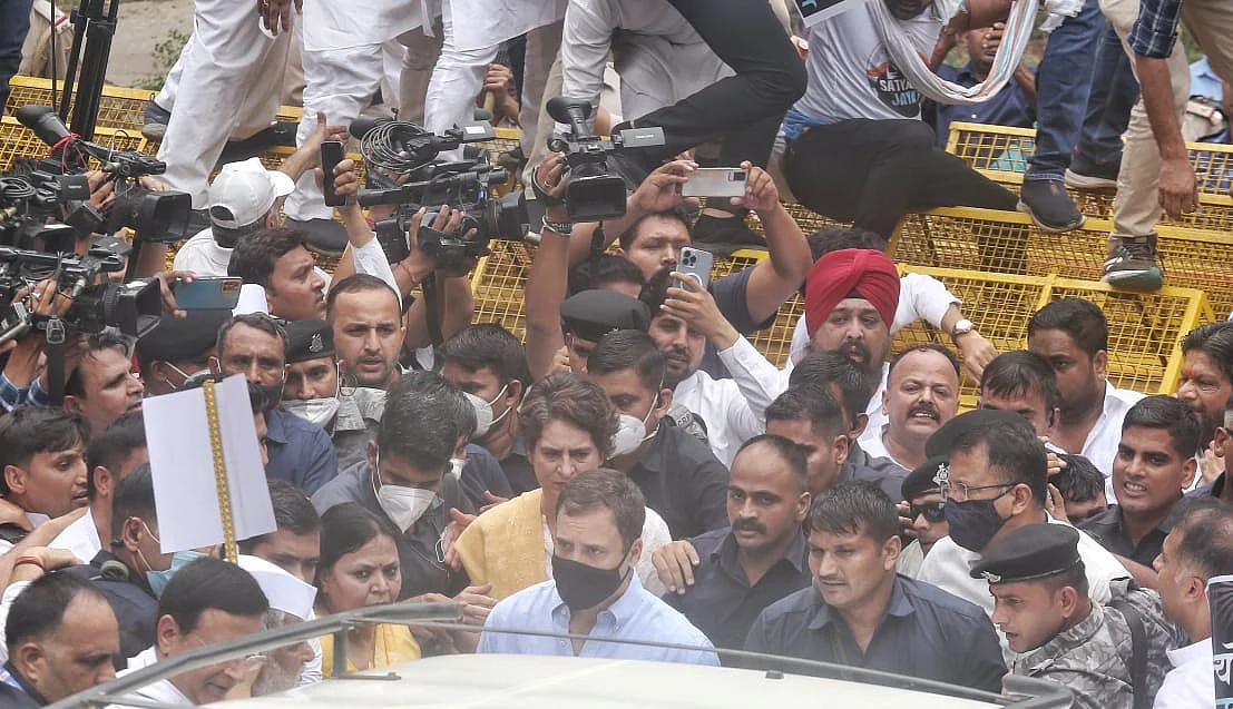 Rahul Gandhi appears before Enforcement Directorate