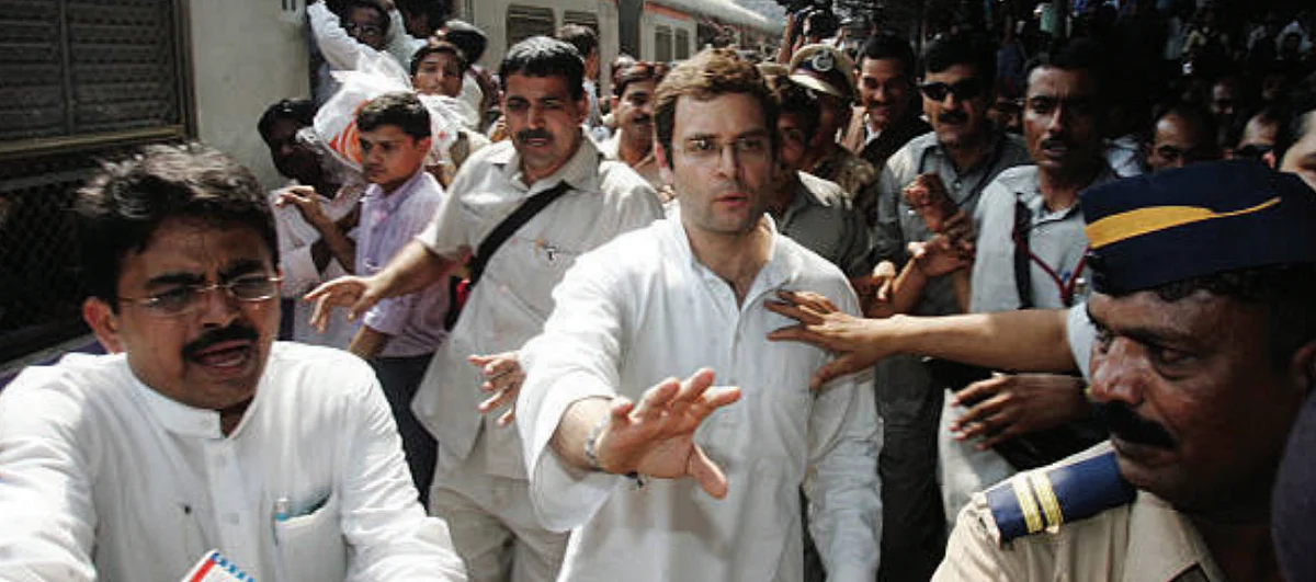 Rahul Gandhi does not move with photographers, the latter follow him!