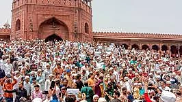 Two arrested over Friday's Jama Masjid protest in Delhi