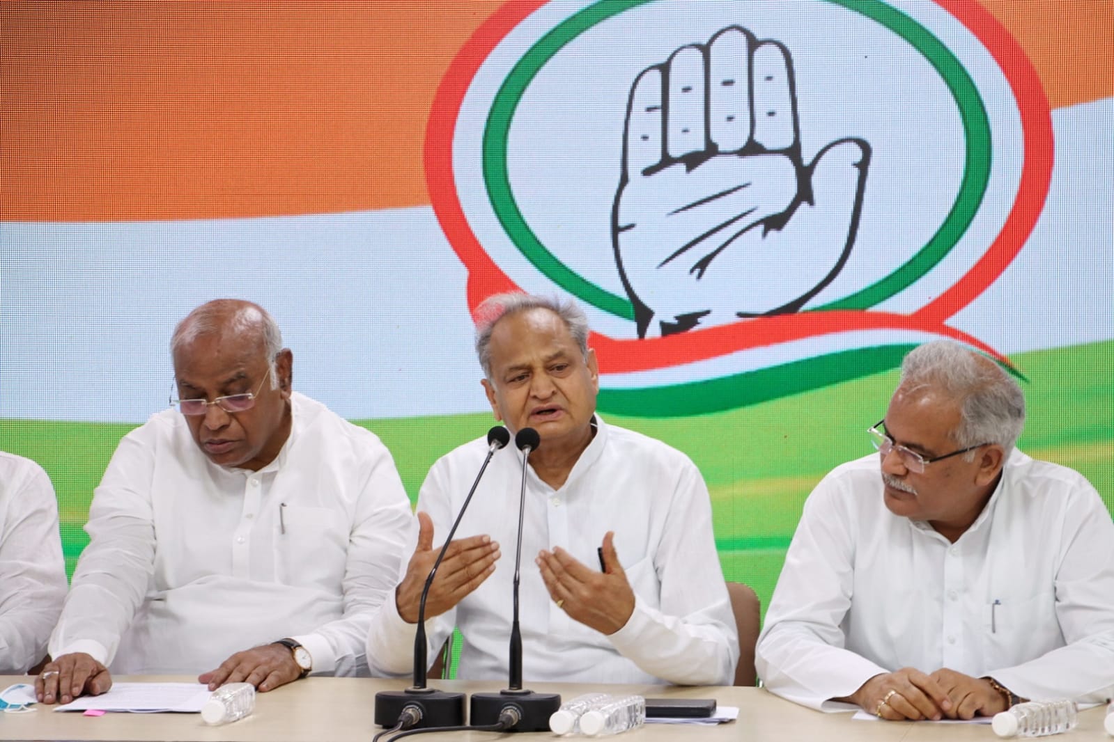 BJP making a mockery of Indian Constitution, alleges Rajasthan CM