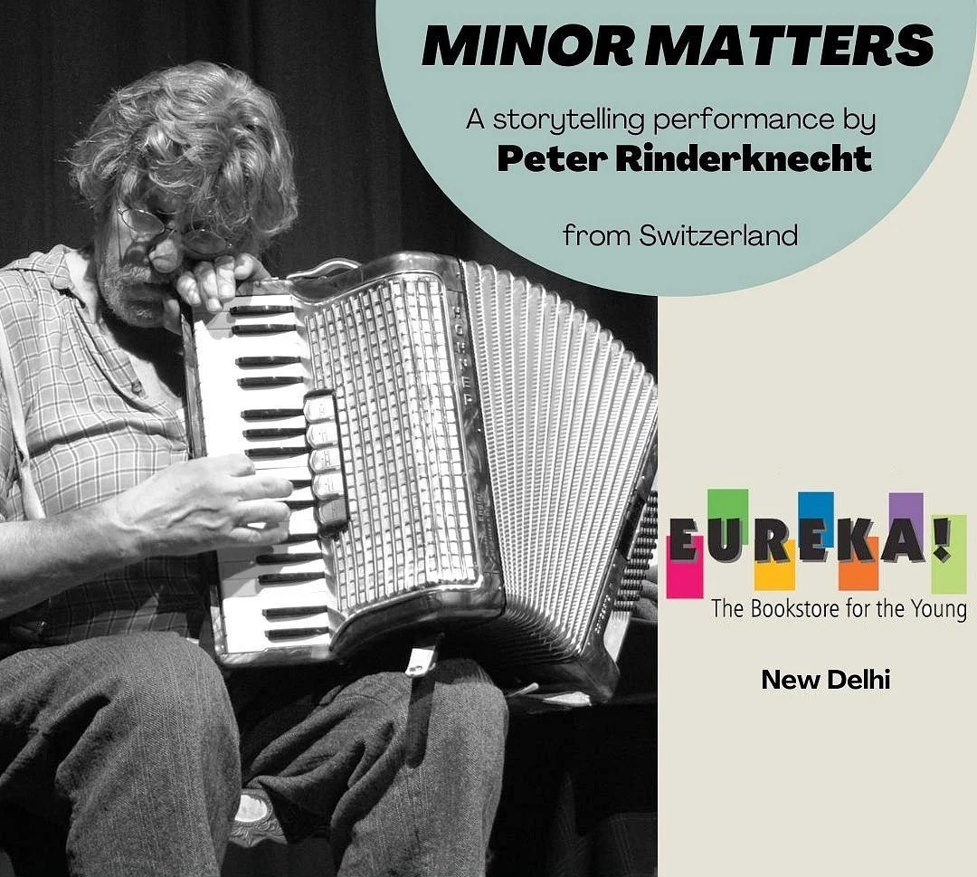 Swiss storyteller Peter Rinderknecht enthralls young audiences with ‘Minor Matters’ in the Capital