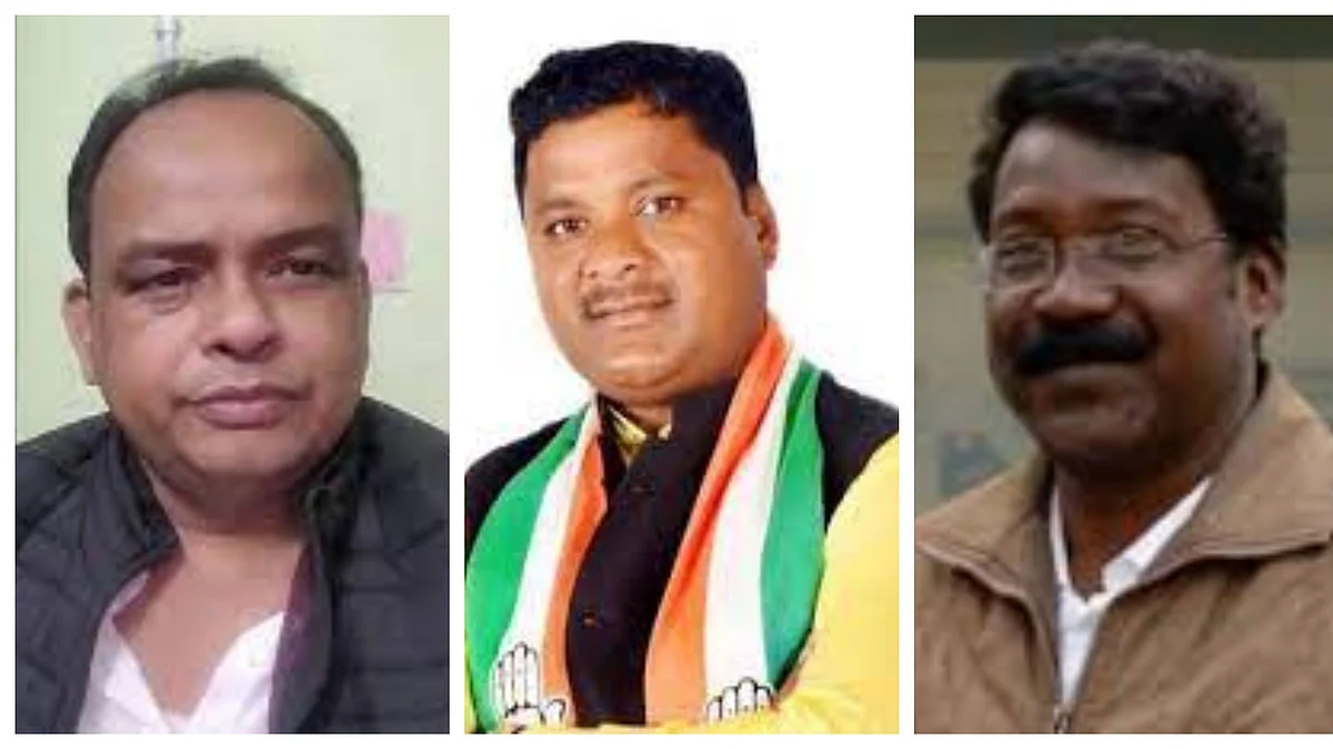 (L-R) Irfan Ansari, Rajesh Kachhap and Naman Bixal Kongari