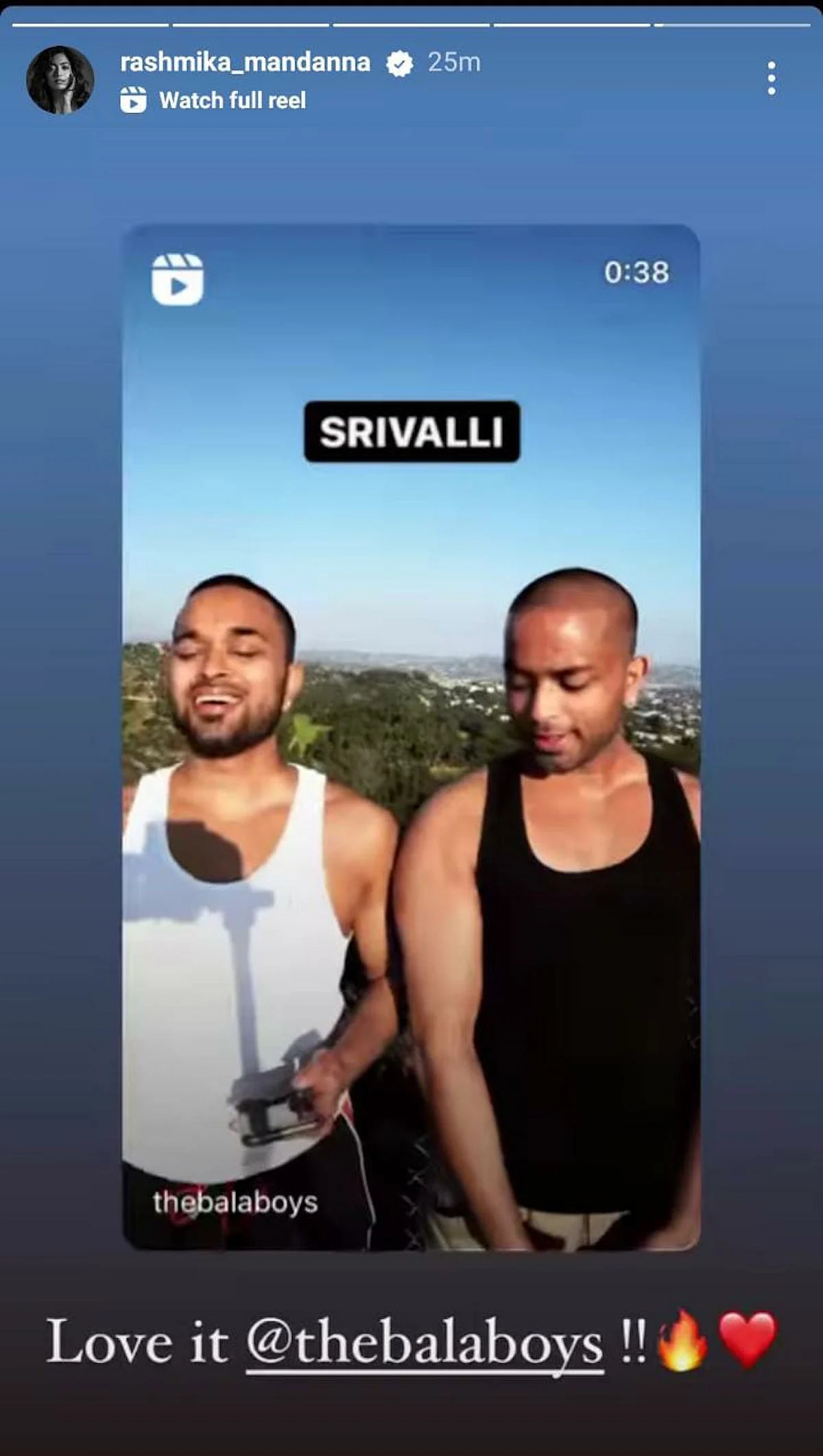 Los Angeles based band makes a song cover on Rashmika Mandanna's Srivalli; the actress loves it